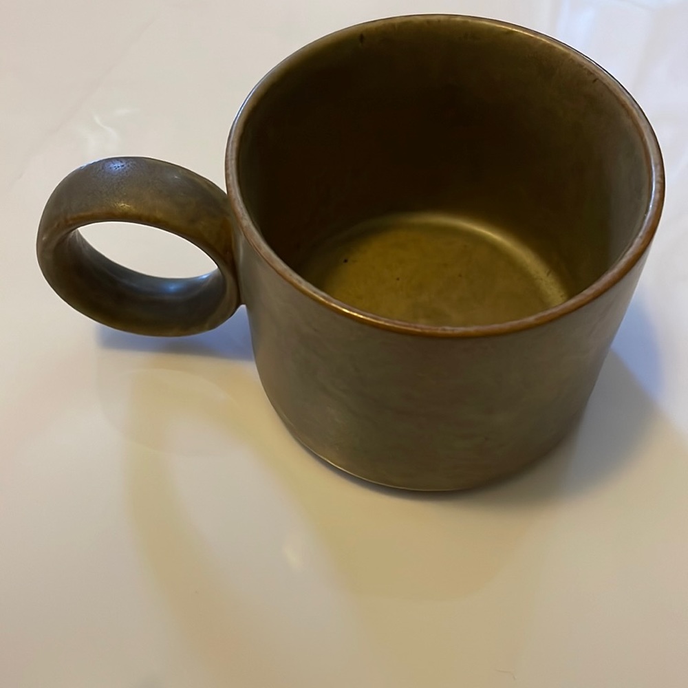 Pottery coffee cup